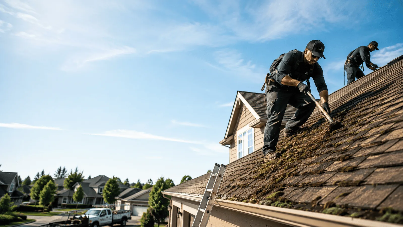 Roof Moss Removal in Springbrook, WI near me
